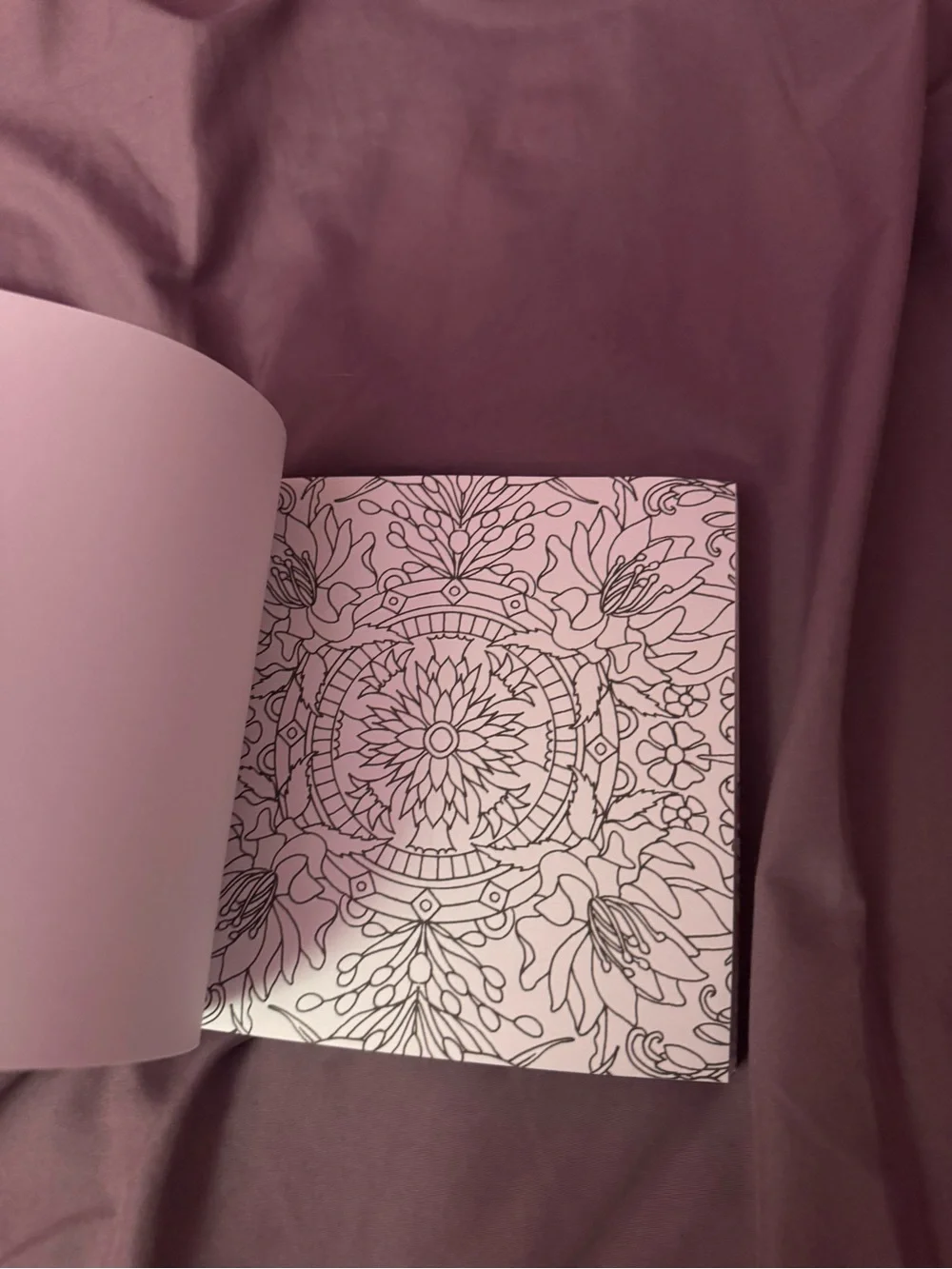 Coloring for Mindfulness Book - White and Pink Cover